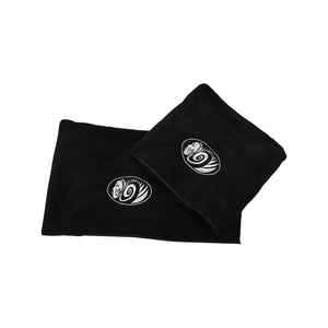 Forester Beauty Mikrofaser-Salonhandtuch Schwarz