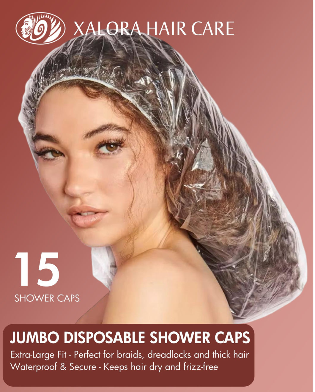 Xalora Jumbo Einweg-Duschhauben
